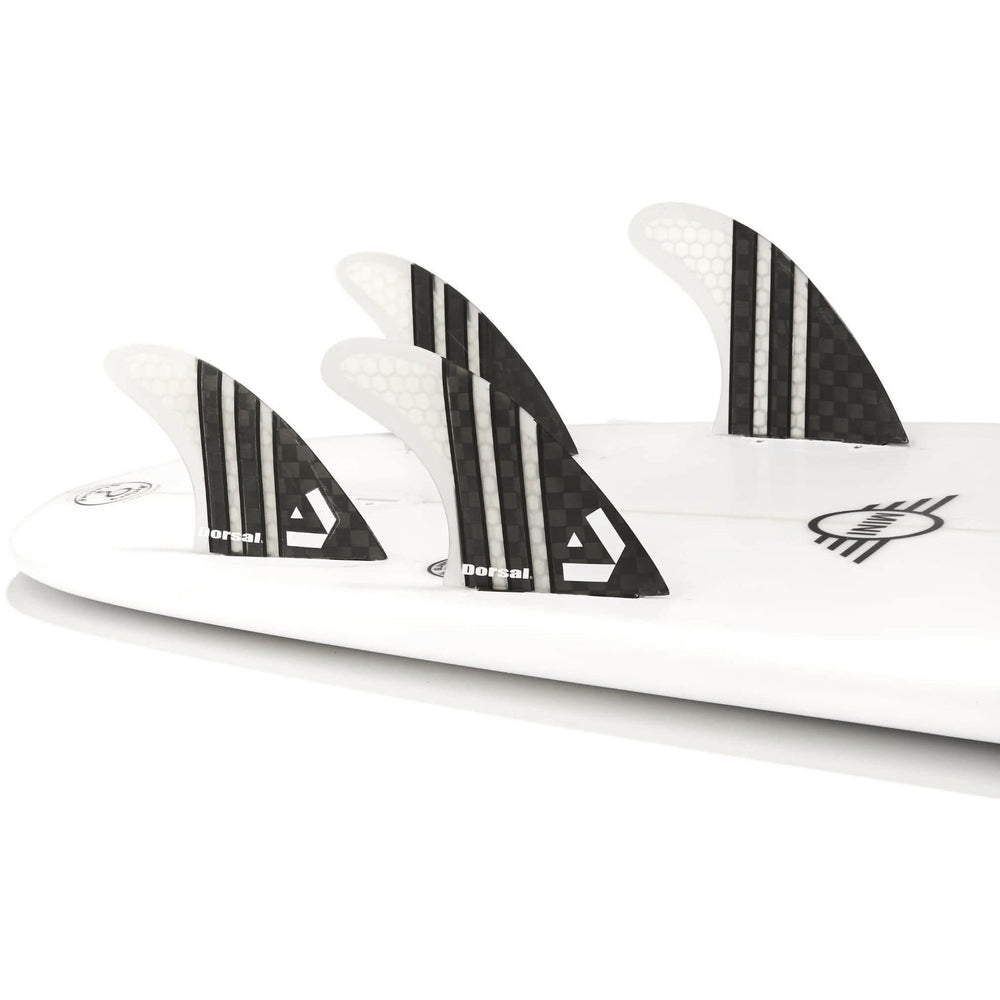 DORSAL Surfboard Fins Quad 4 Set FCS Compatible-1
