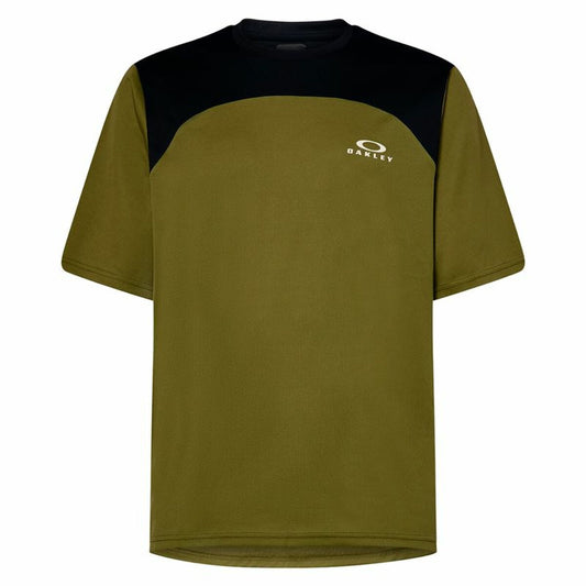Men’s Short Sleeve T-Shirt Oakley Free Ride SS Green Olive