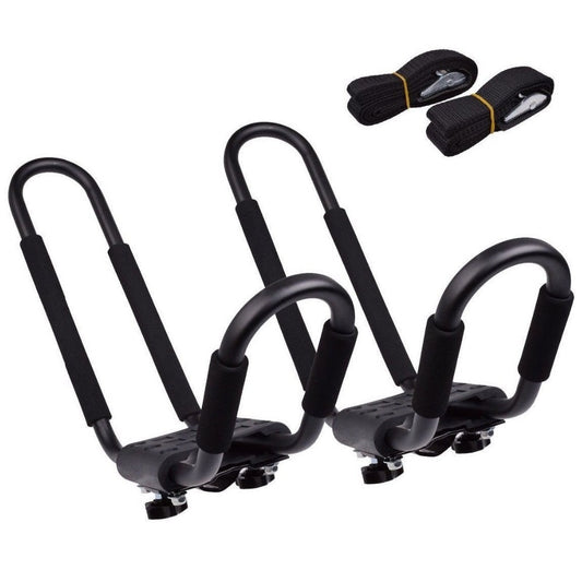 DORSAL Kayak Rack Set 2Pcs J-Bar Rack for Canoe SUP Board Boat On Roof Top Mount Crossbars